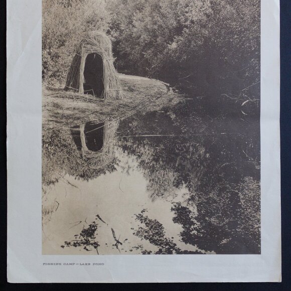 FISHING CAMP - LAKE POMO #108 Edward Sheriff Curtis Print - Picture 11 of 16
